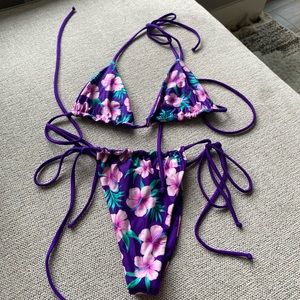 ONLY active listing!! Purple brand new with tags Frankie bikini